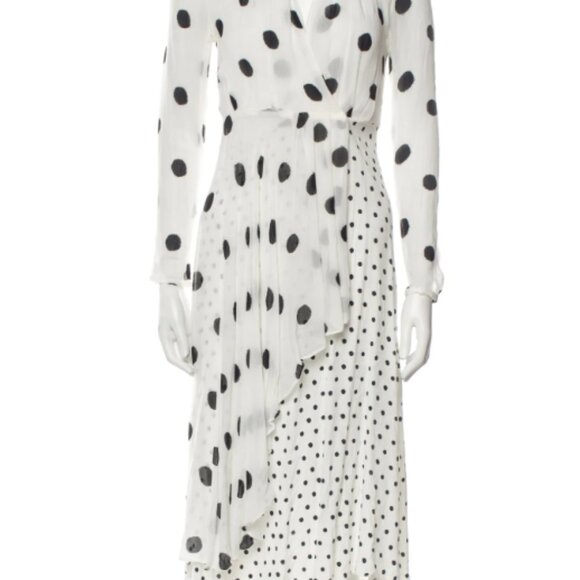 FARM Rio Onca Dots Dress in Blk/white - Picture 2 of 7